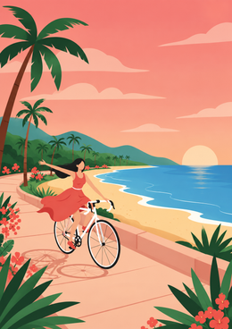 Cycling Girl