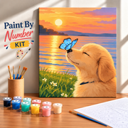 Golden Retriever Sunset